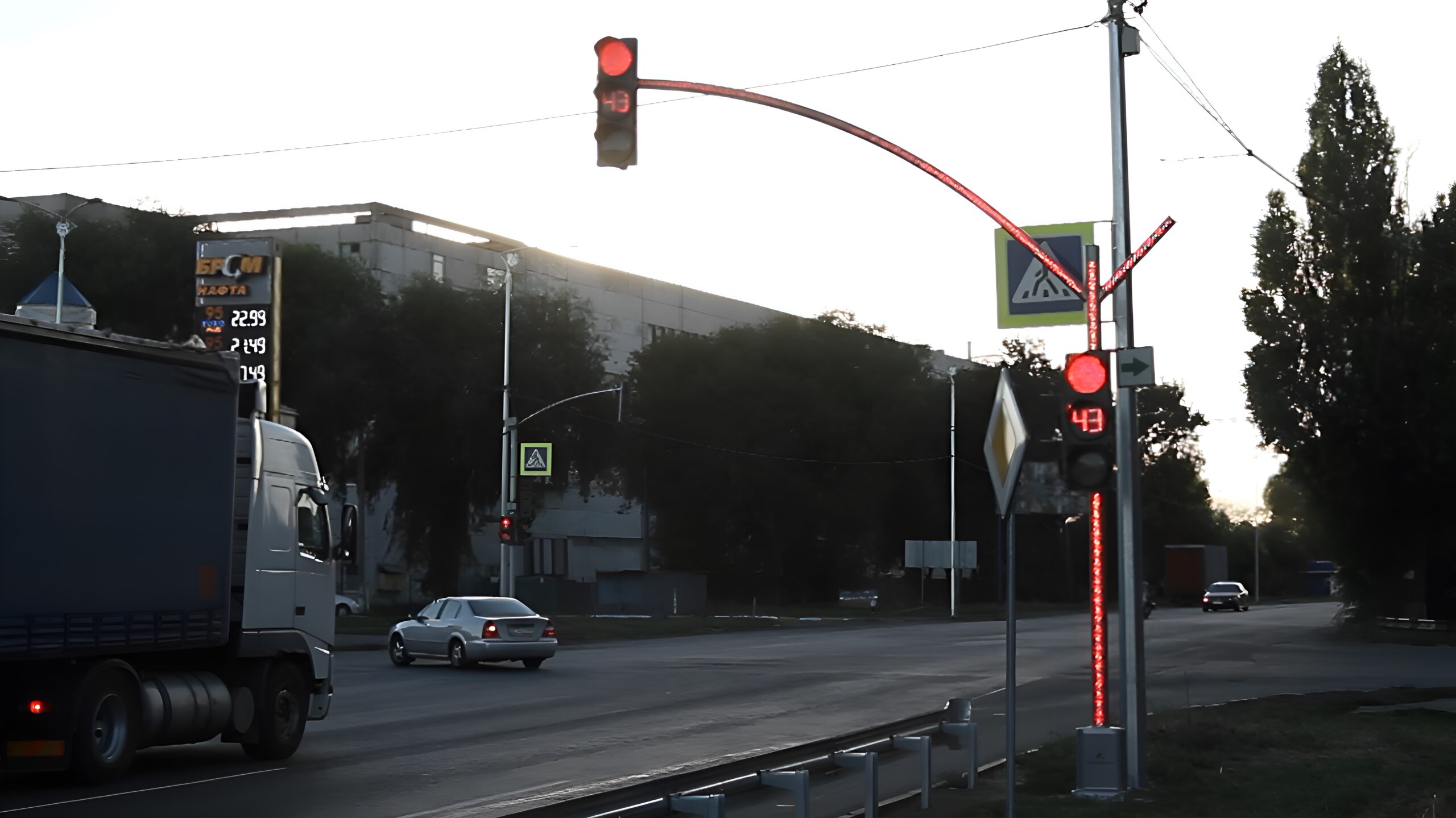 Traffic signal poles